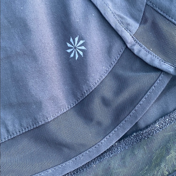 Athleta Black Athletic Shorts “Mesh Racer Run” size small - Picture 4 of 4